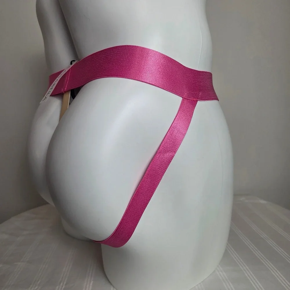 Cosabella Luxury Italian Men's Pink Lace Jock‎ Strap Designer Underwear Size M